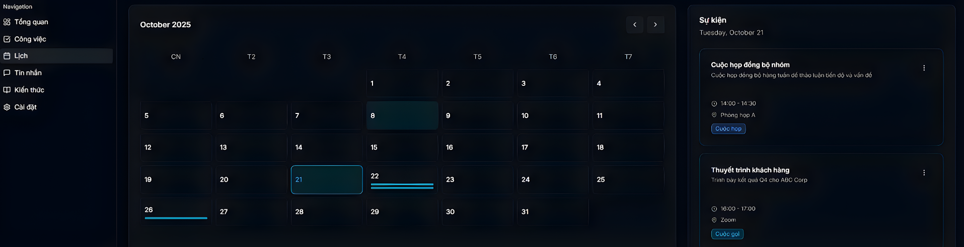 Task and Schedule Management
